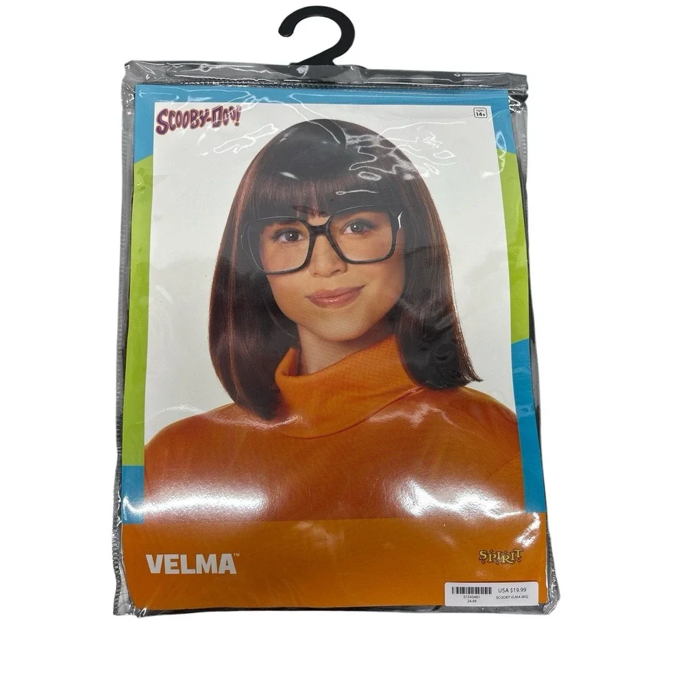 Spirit Halloween Adult Velma Costume Scooby-Doo Adult Size Small 4-6 With Wig + - Picture 7 of 8